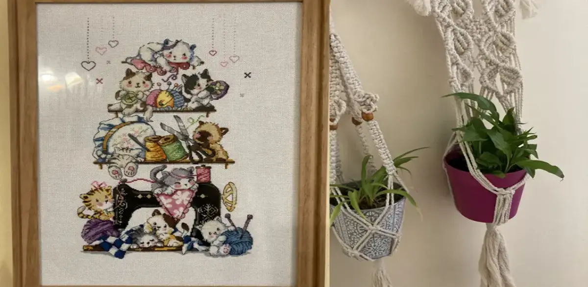 broderie macramé